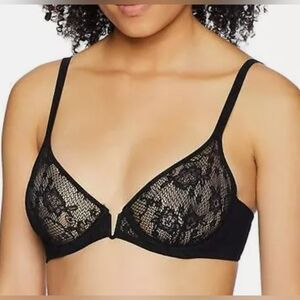 On Gossamer Women's Racy Lace Unlined Bra Bra (NWT)